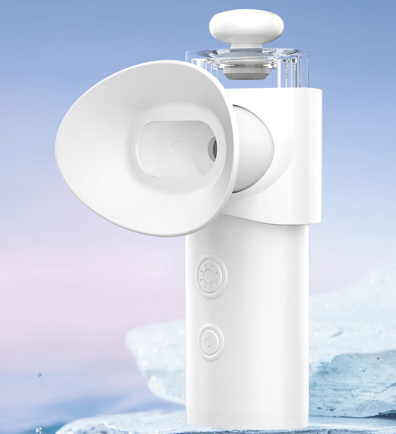 冷热双敷润眼仪眼部干症熏眼蒸眼仪洗眼睛疲劳舒缓眼部雾化充电款 冷热双敷润眼仪（白色