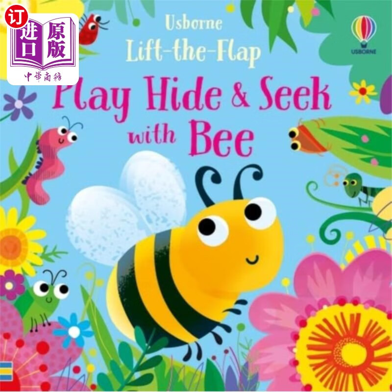 海外直订play hide and seek with bee 和蜜蜂玩捉迷藏