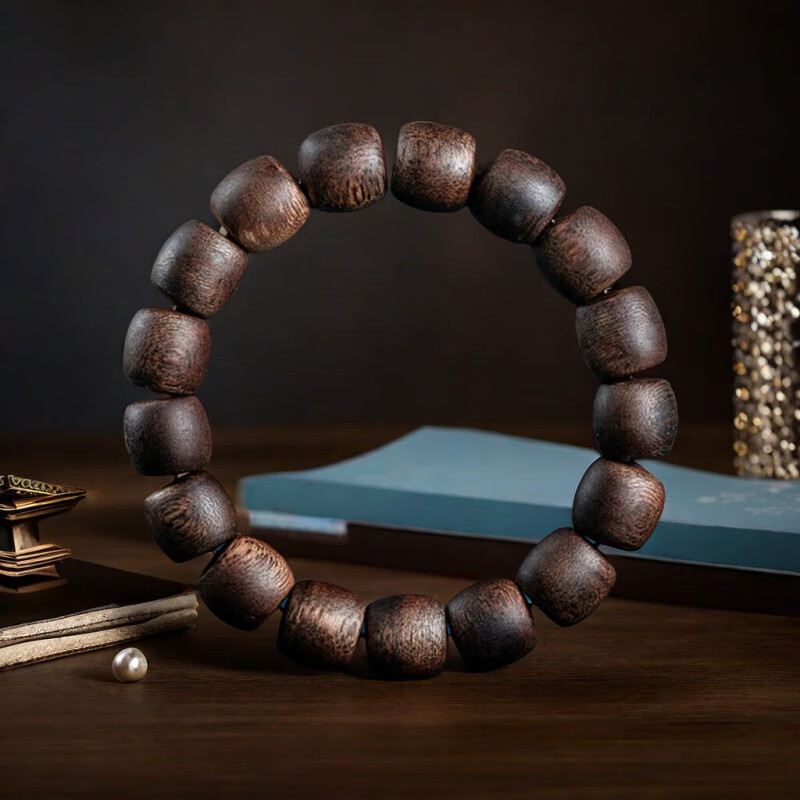 耕鸿沉水级越南芽庄白奇楠沉香手串真品老料棋楠老型桶珠手链生日礼物 越南芽庄白奇楠12mm