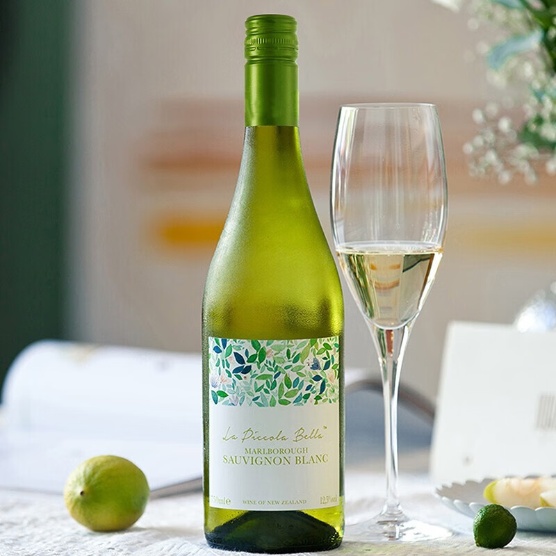 蓓拉新西兰原瓶进口马尔堡长相思干白葡萄酒 lapiccola bellamarlboro