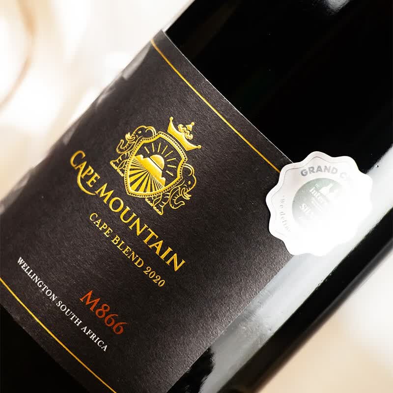 开普山(CAPE MOUNTAIN)M866珍藏混酿干红葡萄酒原瓶进口红酒高档送礼【限量珍藏】750ml