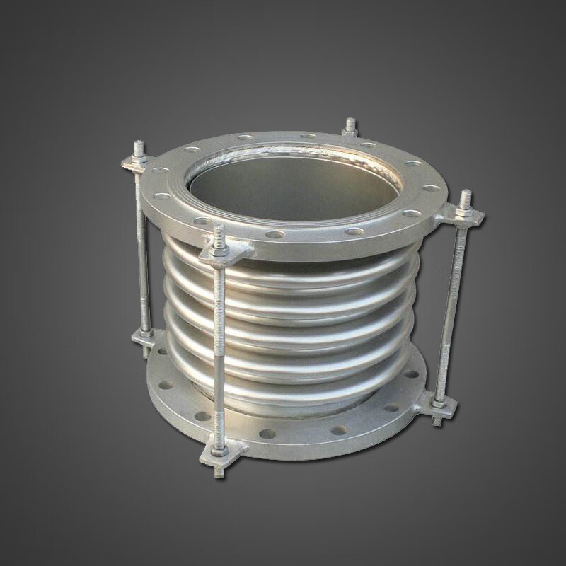 元族304不锈钢波纹补偿器 伸缩节法兰金属软管道工业船用膨胀节 dn25