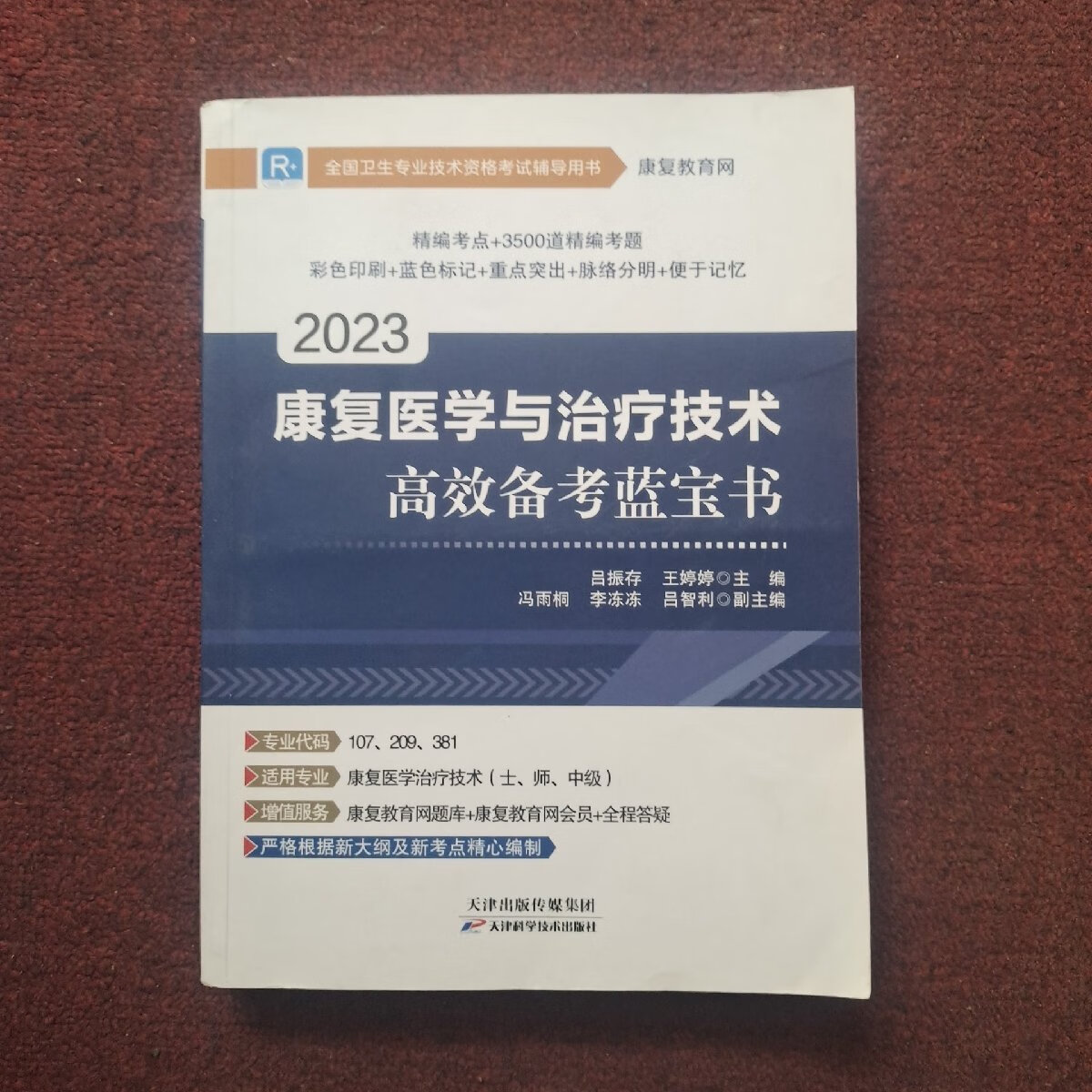 [二手9成新] 康复医学与治疗技术高效备考蓝宝书2023