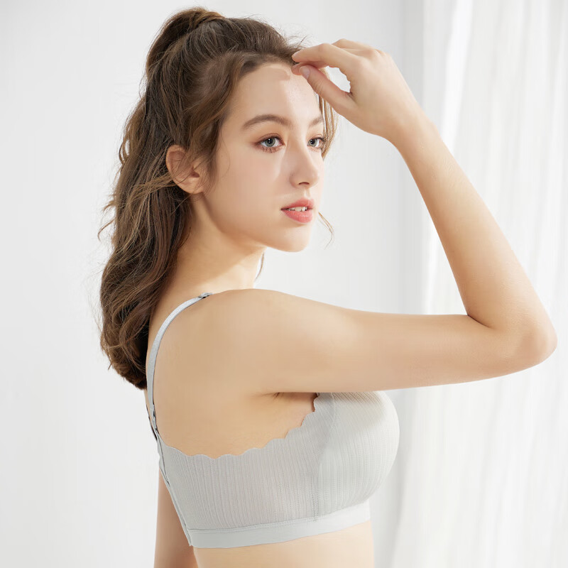霞婷(xiating)【2件装】孕妇哺乳文胸内衣舒适无钢圈聚拢怀孕期产后喂奶文胸罩 22-01姜黄+姜黄 40/90B