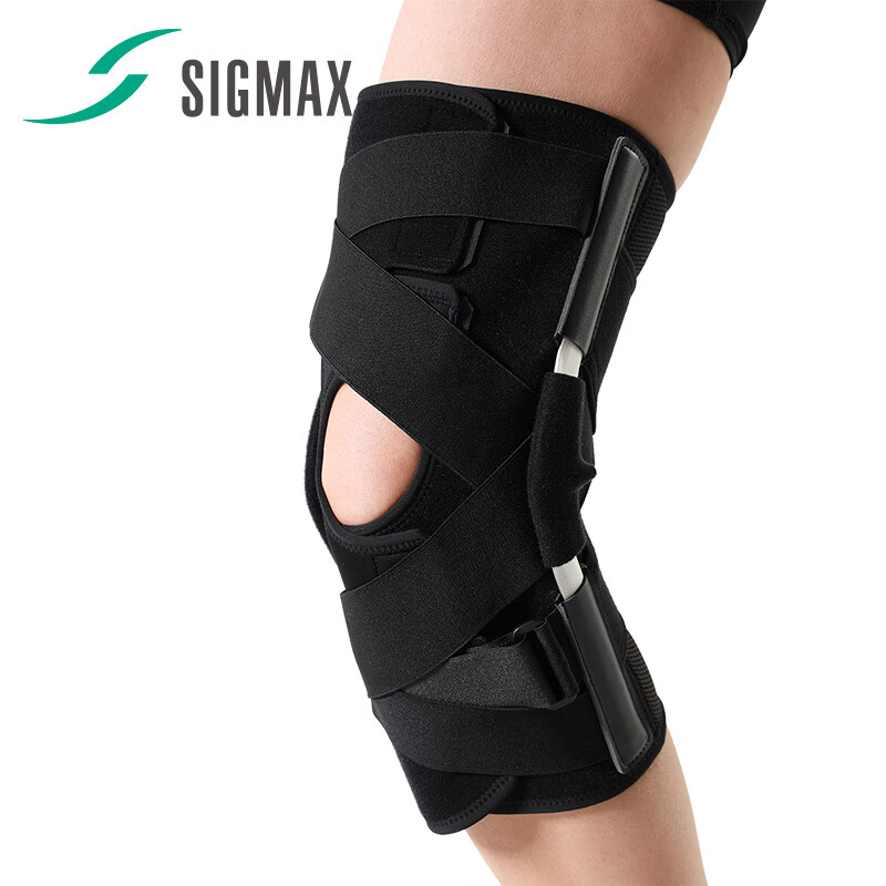 SIGMAX日本进口护膝MCL|LCL内外侧副韧带护膝术后康复膝关节固定支具男女士损伤膝盖护具单只装右L码
