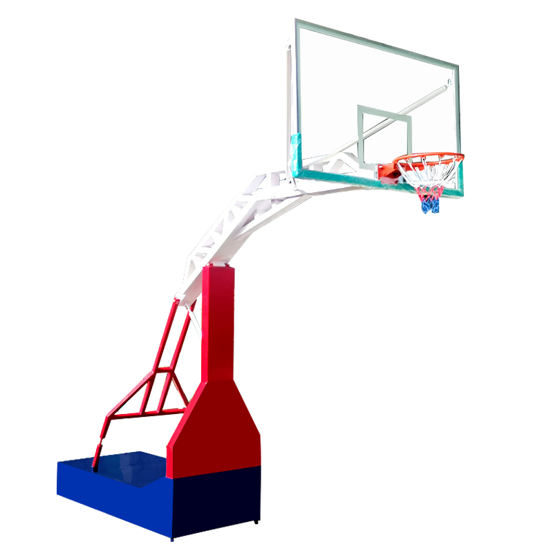 博森特(BOSENTE) 籃球架戶外成人標(biāo)準(zhǔn)籃球框架移動(dòng)藍(lán)球架家用室外籃球架子 三色高配加強(qiáng)仿液壓籃球架