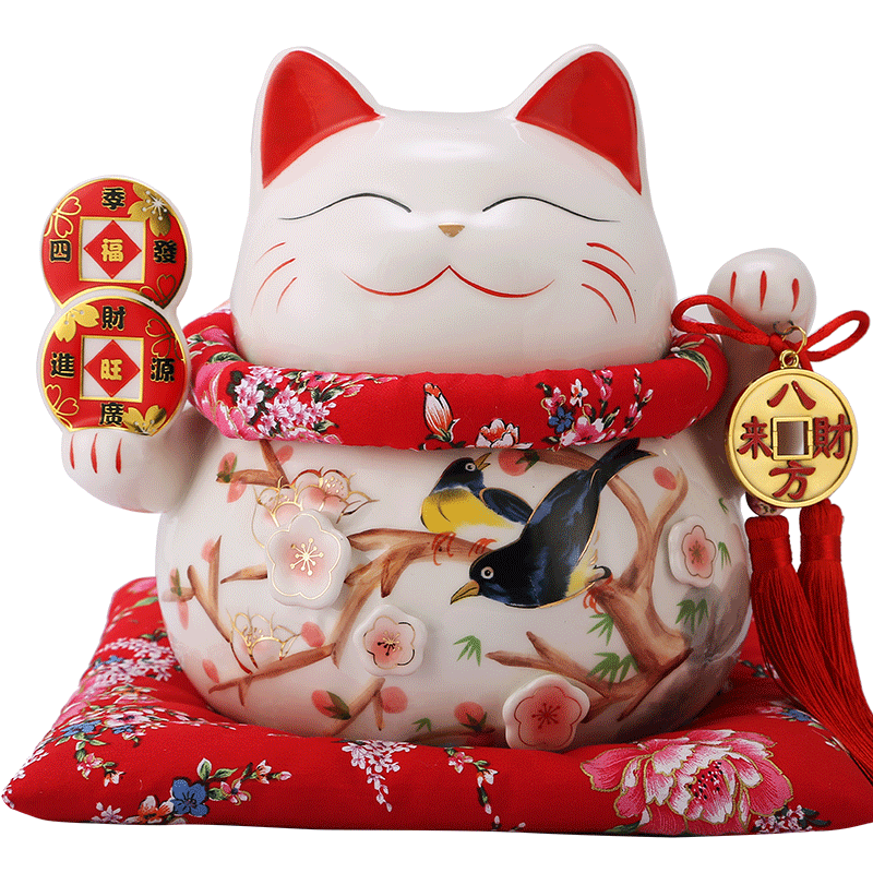 吉善堂陶瓷存钱罐招财猫价格走势及选择推荐|查装饰摆件价格历史