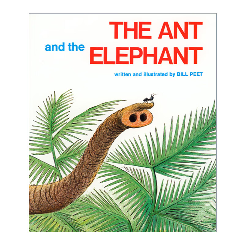 the ant and the elephant 英文原版 蚂蚁和大象 背大象的蚂蚁 凯迪克