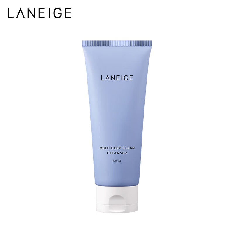 兰芝（LANEIGE）洗面奶4合1卸妆洁面乳150ml ( 去角质 温和深层清洁)