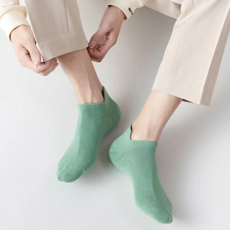 逸少男士袜子舒适透气浅口低帮吸汗船袜ins潮流7双装 ins潮流7双装