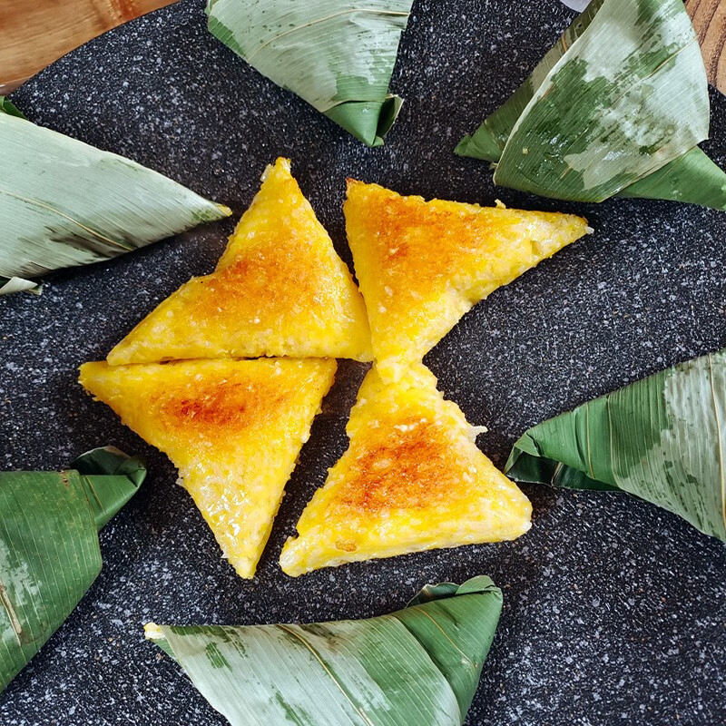 疯农人糯米甜味苞谷粑粑6个装粗粮杂粮糕点玉米粽子恩施特产包谷粑粑