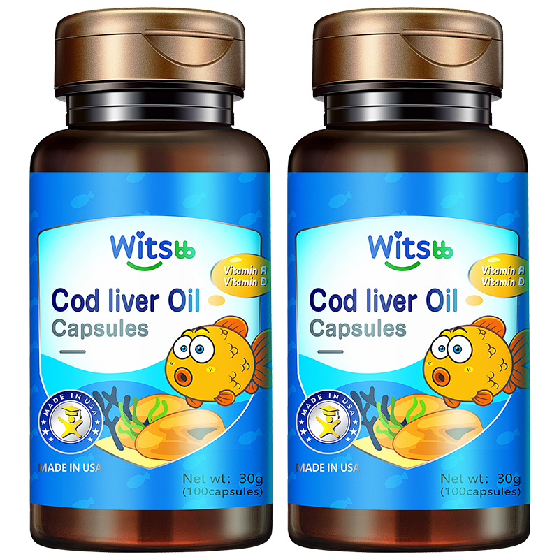 京东健敏思儿童宝宝鳕鱼肝油维生素ad2瓶装httpsujdcomgcm0ixp亲子价