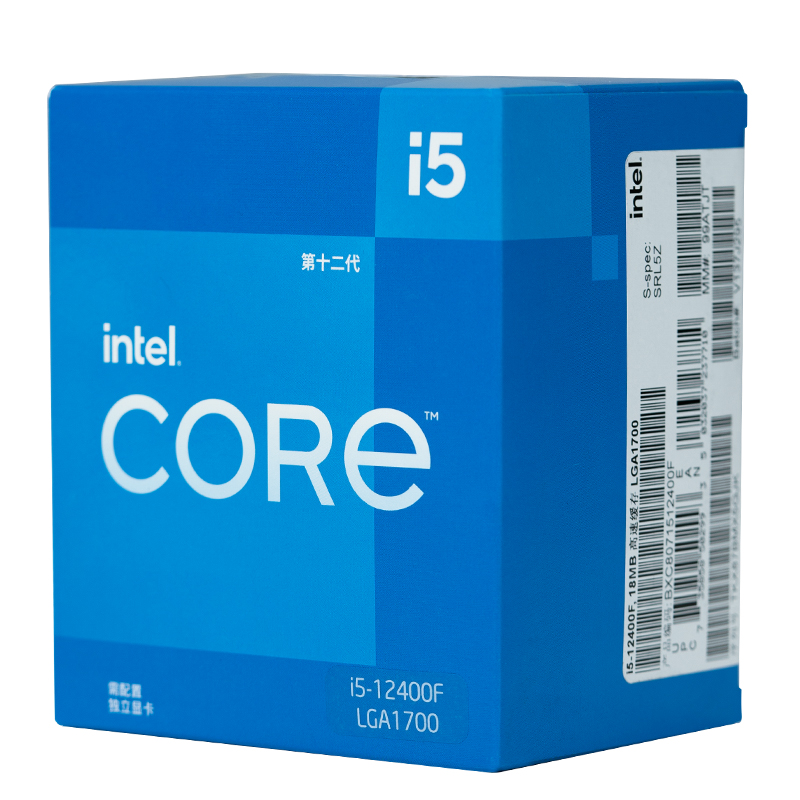 英特尔Intel12代酷睿i5-12400Fi5-12400F i5-12400 哪个更值得入手？ i5 10400 i5-10400F