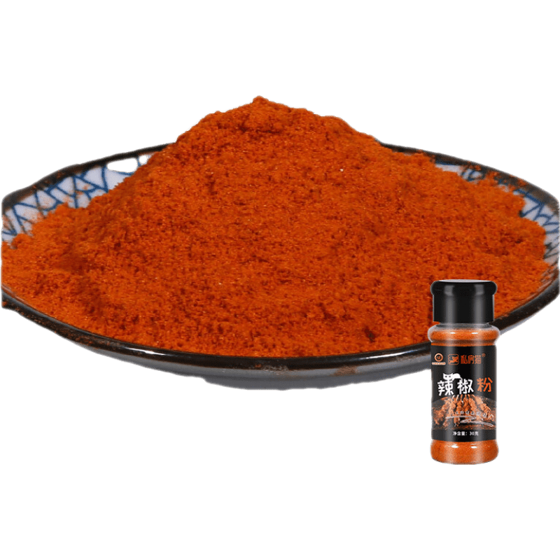 私房猫辣椒粉30g 串串香火锅蘸料烧烤调料干辣椒辣椒面撒料调味品500g
