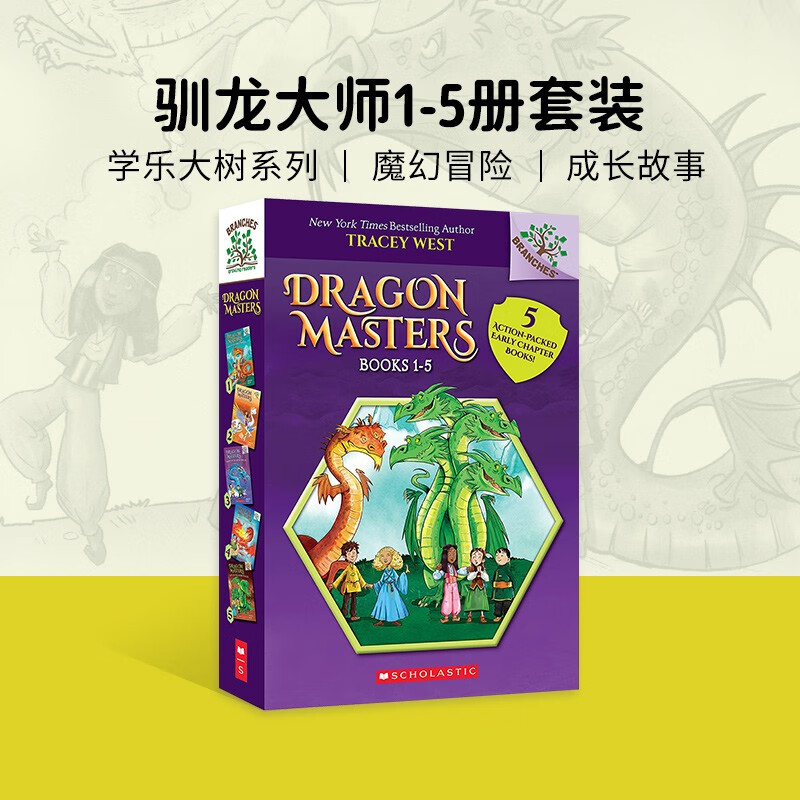 驯龙大师系列 Dragon Masters 驯龙大师1-5盒
