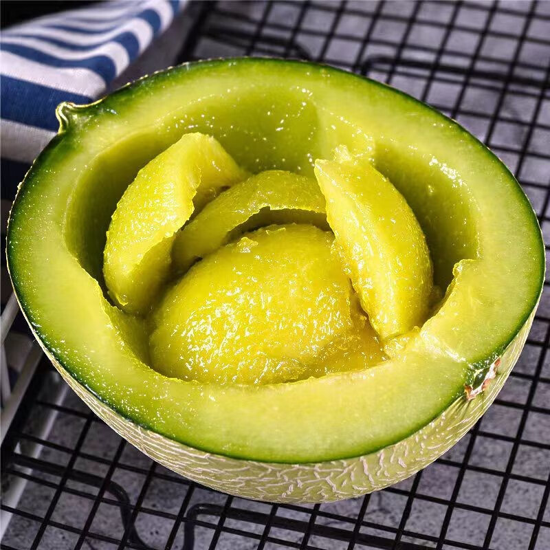 田园东方海南玲珑瓜（变软再吃） 软糯香甜冰激凌网纹瓜 新应季鲜水果蜜瓜 5斤装（2-4个）净重4.5斤左右