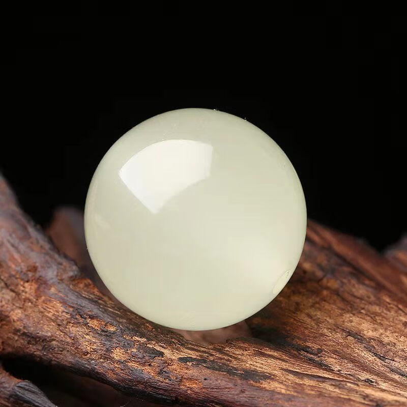 柠熠夜明珠天然夜光珠diy散珠配饰萤石文玩夜光珠单颗配饰夜明珠散珠