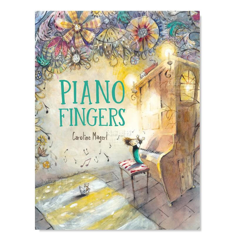 【现货】弹钢琴的手 piano fingers 英文原版儿童情绪管理绘本3-6岁