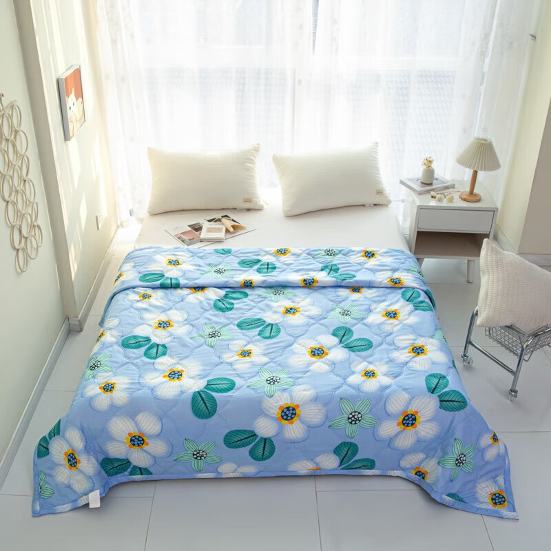 木辛梓 亲肤绒夏凉被空调被 晨曦花语 150*200cm