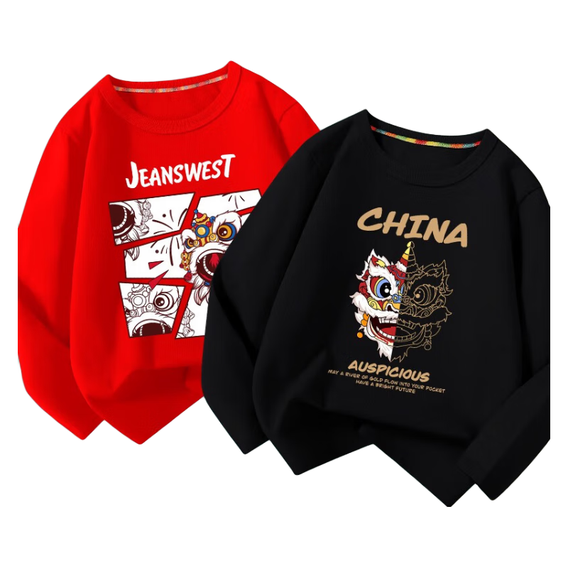 ���ڲ�������ά˹��Jeanswest����ͯ����t����ͯ�����ͯװ�д�ͯ�к���������й������´�װ �� J������ʨ+�� J˫��ʨ 140 49.9Ԫ