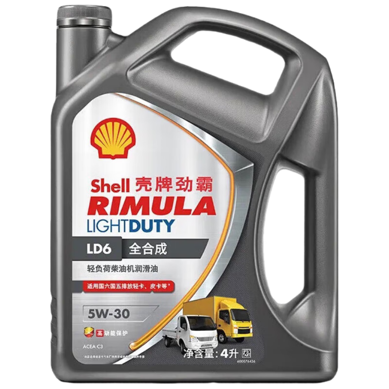 ���ƣ�Shell�����Բ��ͻ��� LD6 5W-30 C3 4L ȫ�ϳ��Ḻ������ �ῨƤ������ 168Ԫ