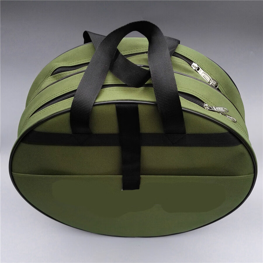 京佳帆布加厚全防水耐磨小鱼护包45cm50cm圆形钓鱼渔具包渔护包 黑色