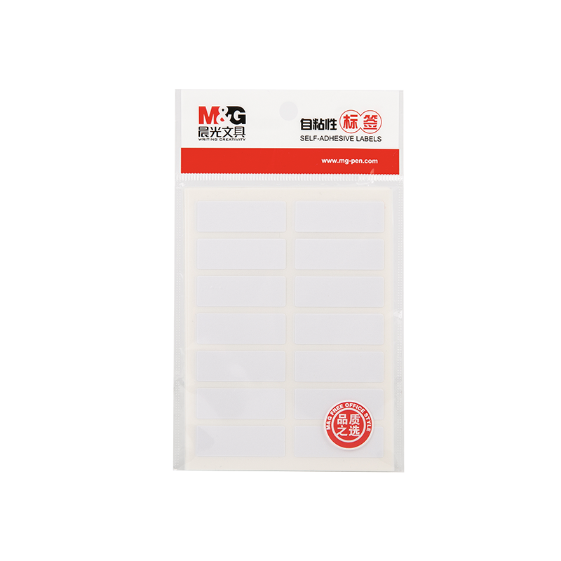 晨光(M&G)文具38*13mm/140枚自粘不干胶标签贴纸标记便签便利贴口取纸价格名字姓名贴YT-13办公用品
