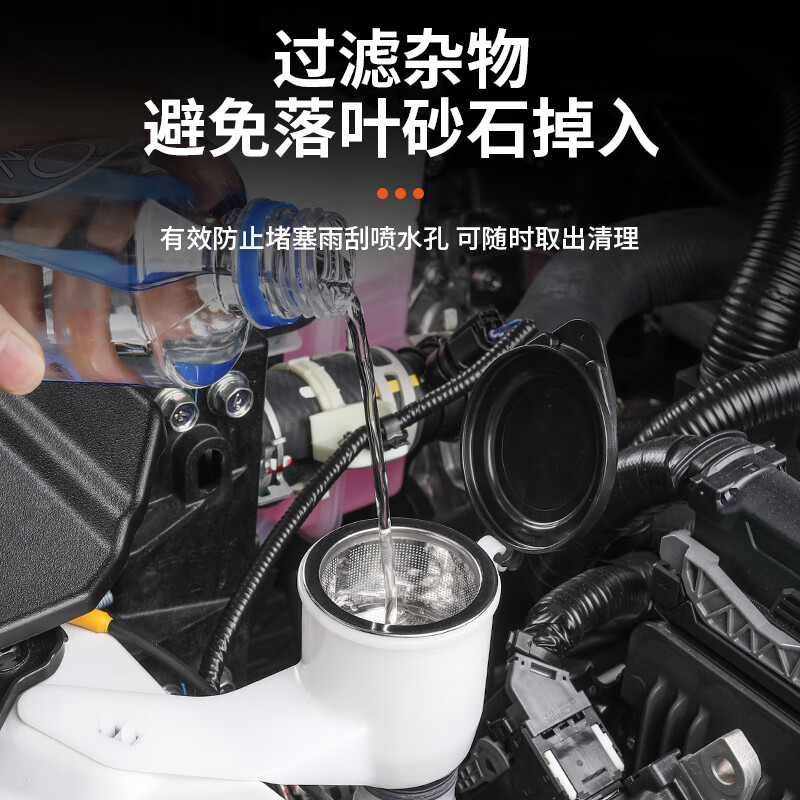 ST.WIN适用24-25新款丰田普拉多LC250雨刮水过滤网玻璃水壶漏斗改装配件 【雨刮水过滤网】不锈钢 新款普拉多LC250
