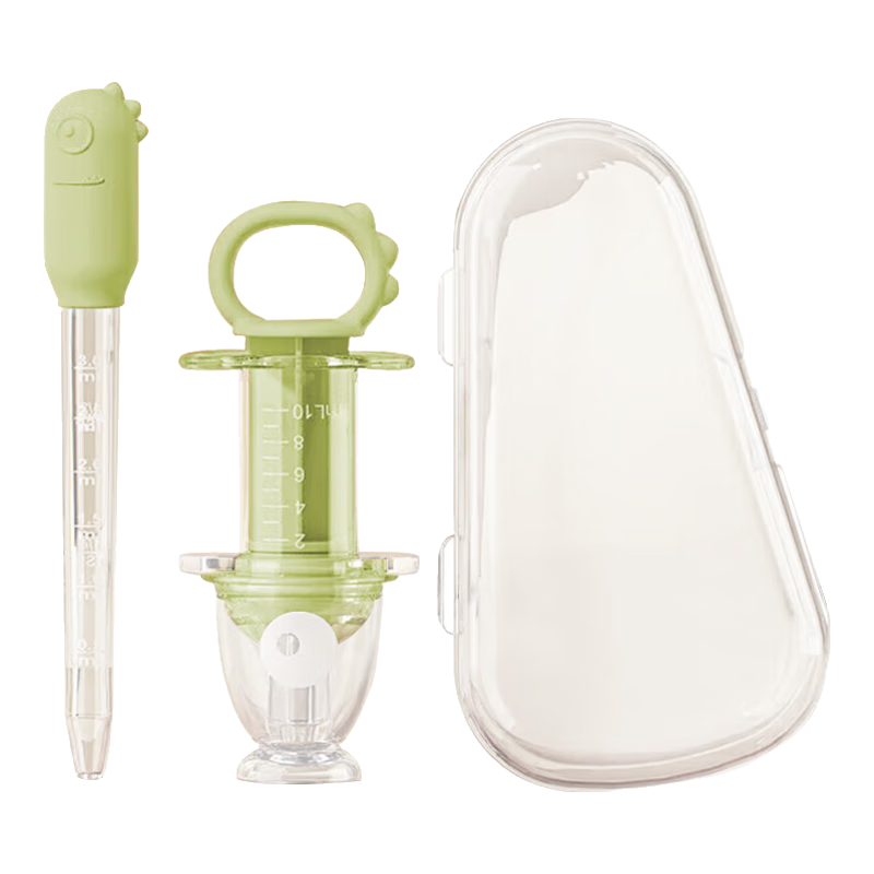 创宙 马博士婴儿喂药神器儿童针筒式喂液器喂水奶嘴宝宝辅助吃药器 恐龙