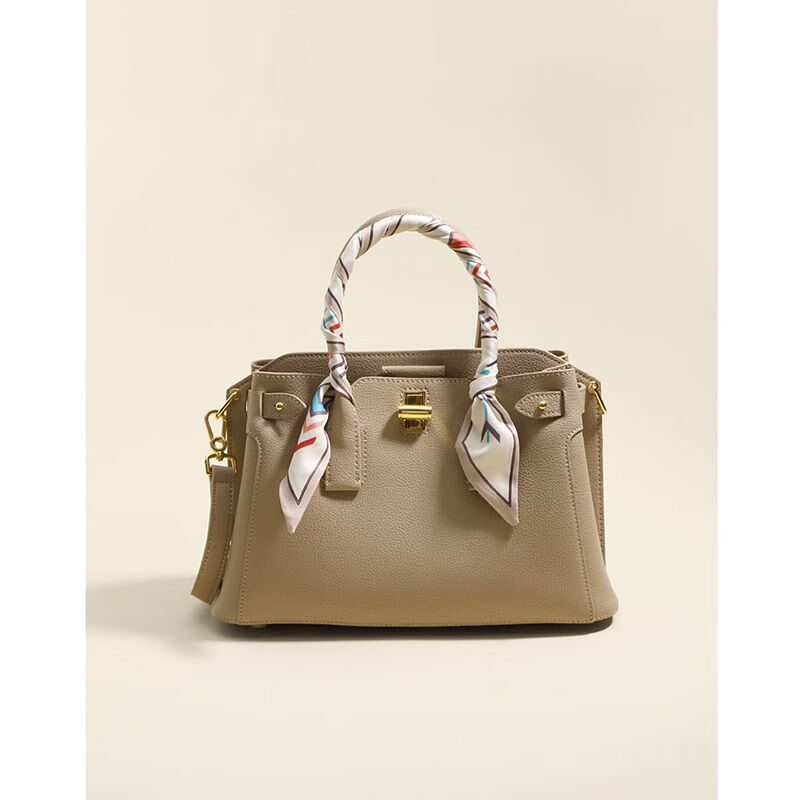 天颛奥兰迪女包大包包2023新款洋气感牛皮妈妈手提包通勤包轻奢