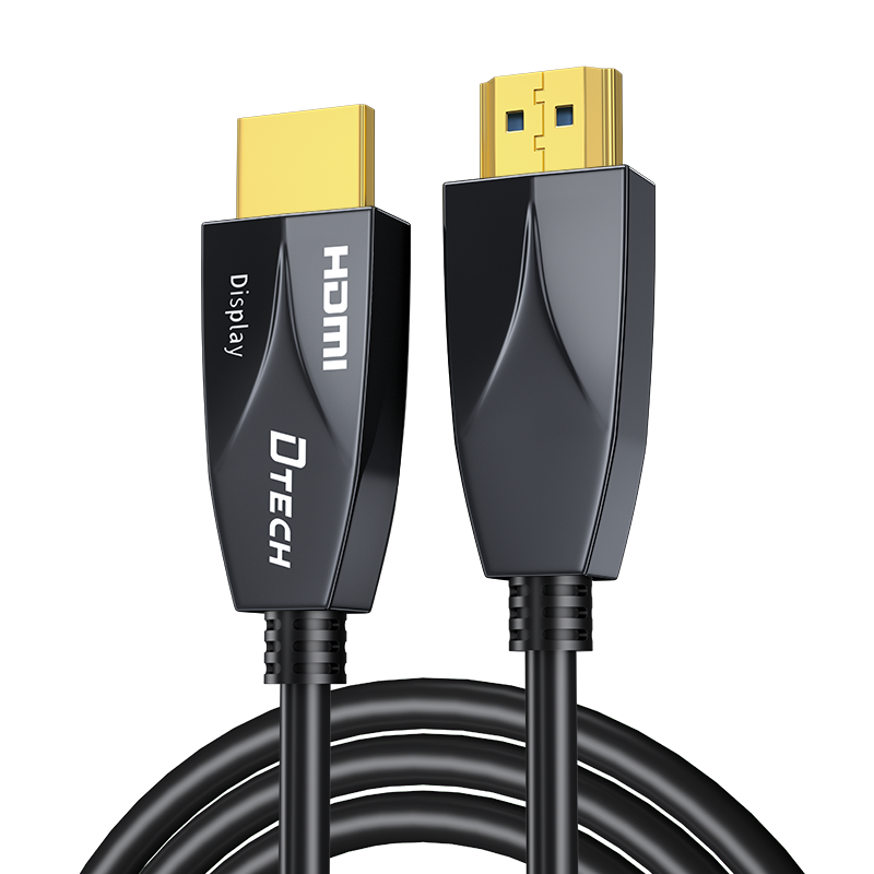 帝特光纤HDMI线2.0版4K60Hz工程装修线电脑顶盒连接电视显示器投影仪家用3D高清线10米DT-HF2010