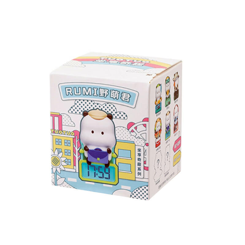 贝木惠(beimuhui)萌力星球野萌君坐享奇程盲盒可爱公仔潮流创意礼物