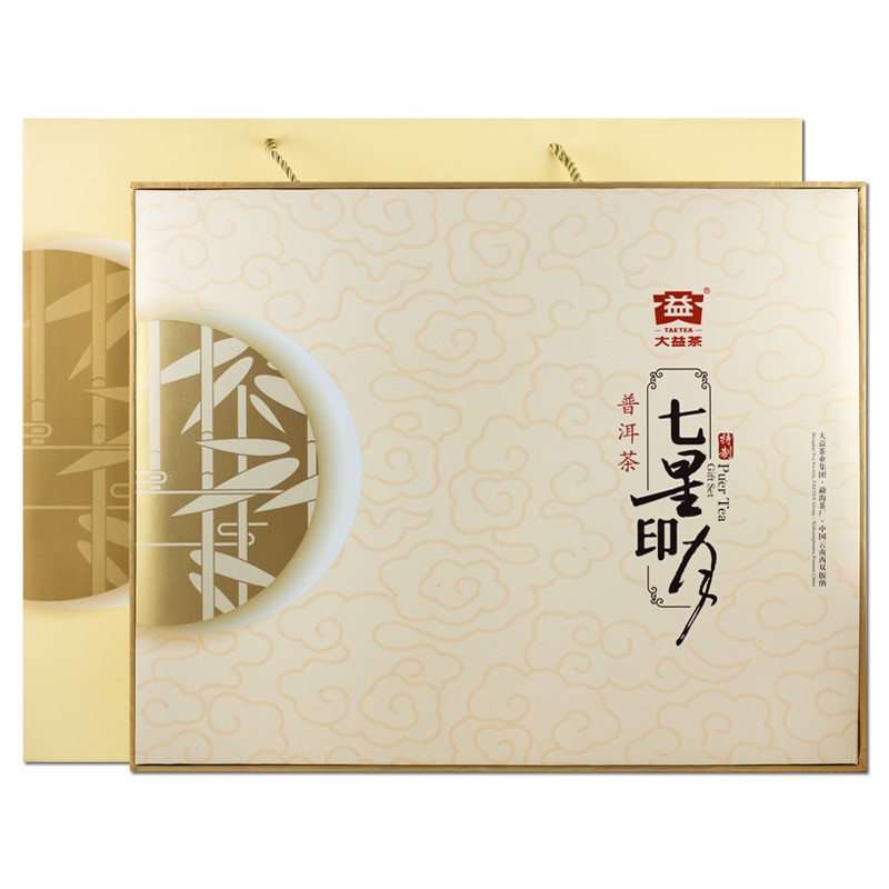 大益普洱茶 七星印月 高山韵象生 礼盒装1057g/盒