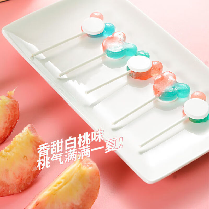 半棠锦瑟京Ⅷ京乐道双色双味棒棒糖果3袋3种口味卡通神兽水果网红