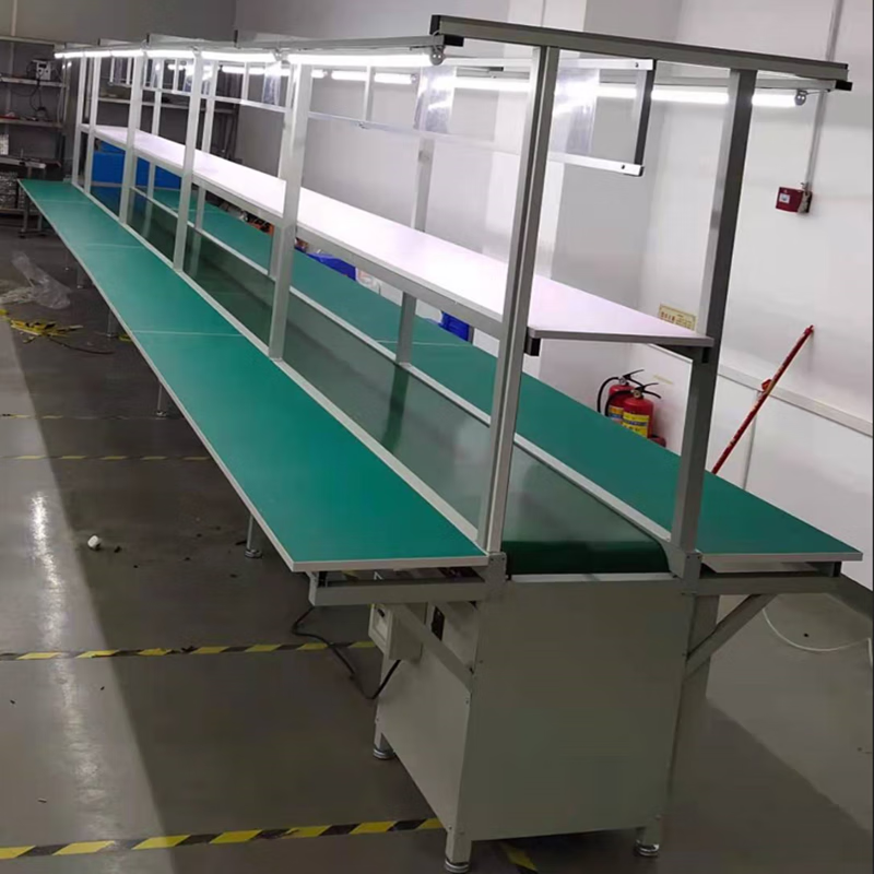 嘉菁衍车间流水线皮带输送线防静电自动化生产装配线工作桌定做铝材