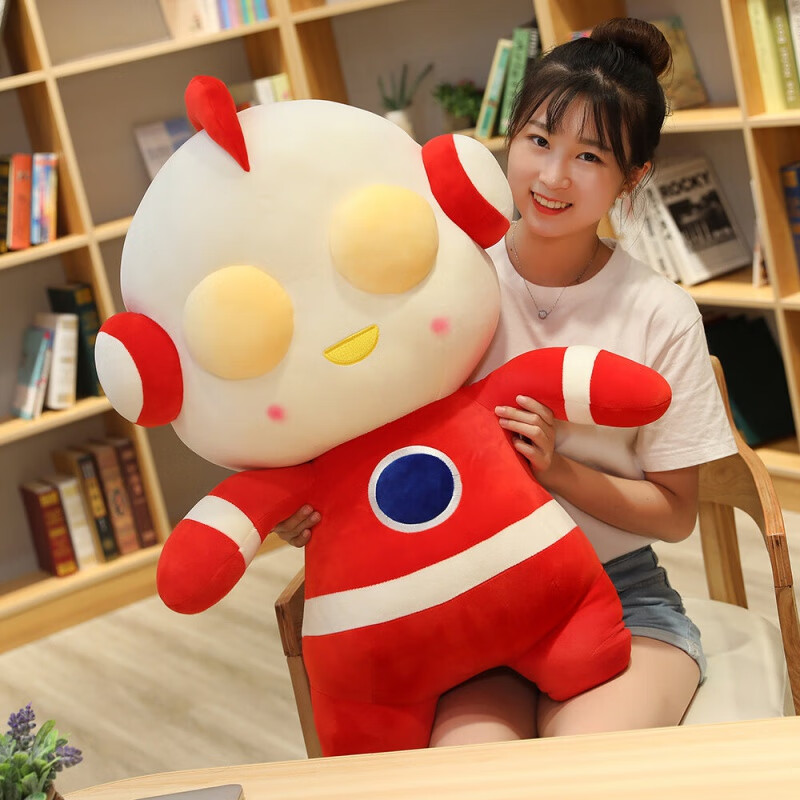 吉吉熊(jijixiong)奥特曼毛绒玩具公仔大号男孩睡觉抱枕布娃娃超人