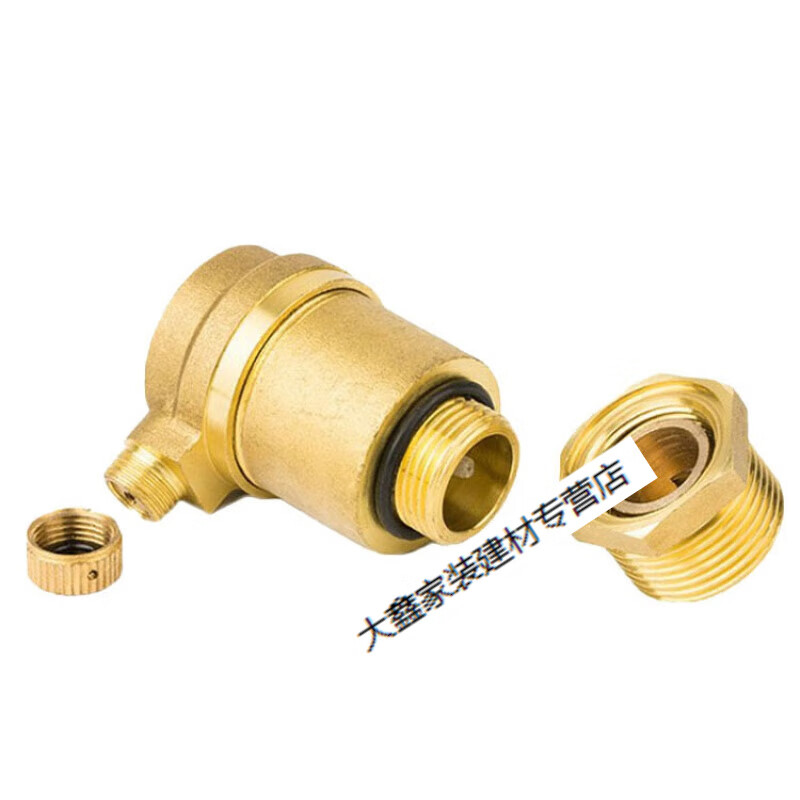 梯橙大阀门 b21x-16t黄铜丝扣外螺纹暖气自动排气阀dn15-dn25 dn15