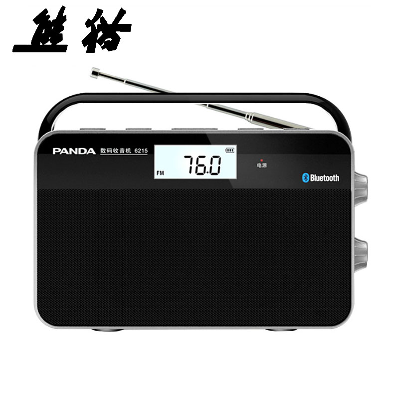 熊猫（PANDA）6215调频收音机老人便携半导体蓝牙插卡音箱锂电
