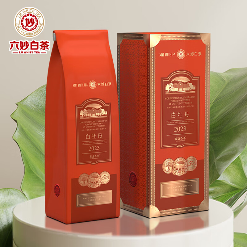 六妙白茶福鼎白茶一级白牡丹庄园茶春茶新茶正宗2023年茶叶散茶 1盒