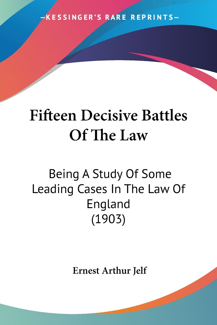 预售 按需印刷 fifteen decisive battles of the law