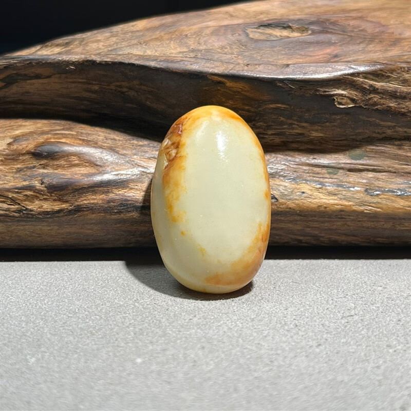 甘夏 新疆和田玉白玉枣红皮籽料原石吊坠料满皮玩料