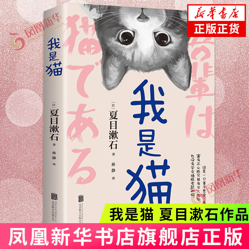 我是猫 夏目漱石 以猫眼看世界猫作为故事的叙事者猫的所见所闻 外国小说世界名著 新华书店旗舰店