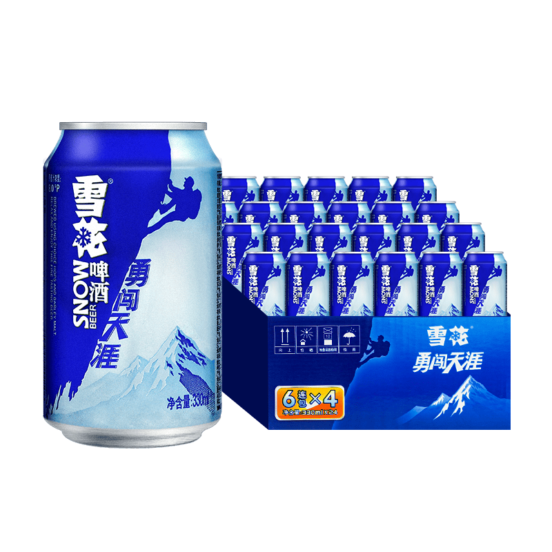 Snowbeer/ѩ�� �´����� ��װơ�� 330ml 24�� 90Ԫ