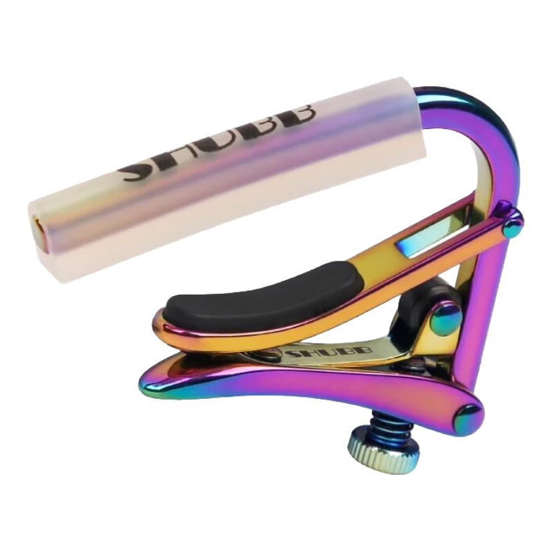SHUBB夏伯變調(diào)夾吉他C1夏博變音夾子調(diào)音夾弦器capo C1FS幻彩漸變（民謠/電吉他款）