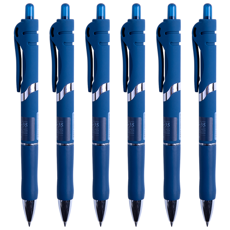 5医生处方笔护士用笔医学用笔蓝黑水性笔芯墨兰按动办公签字水笔批发