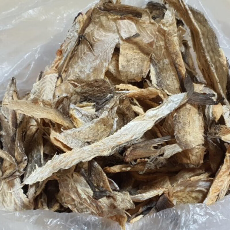 宜享健康柴鱼皮东北延边特产明太鱼皮干鱼皮煲汤凉拌鱼皮500克/份 鱼