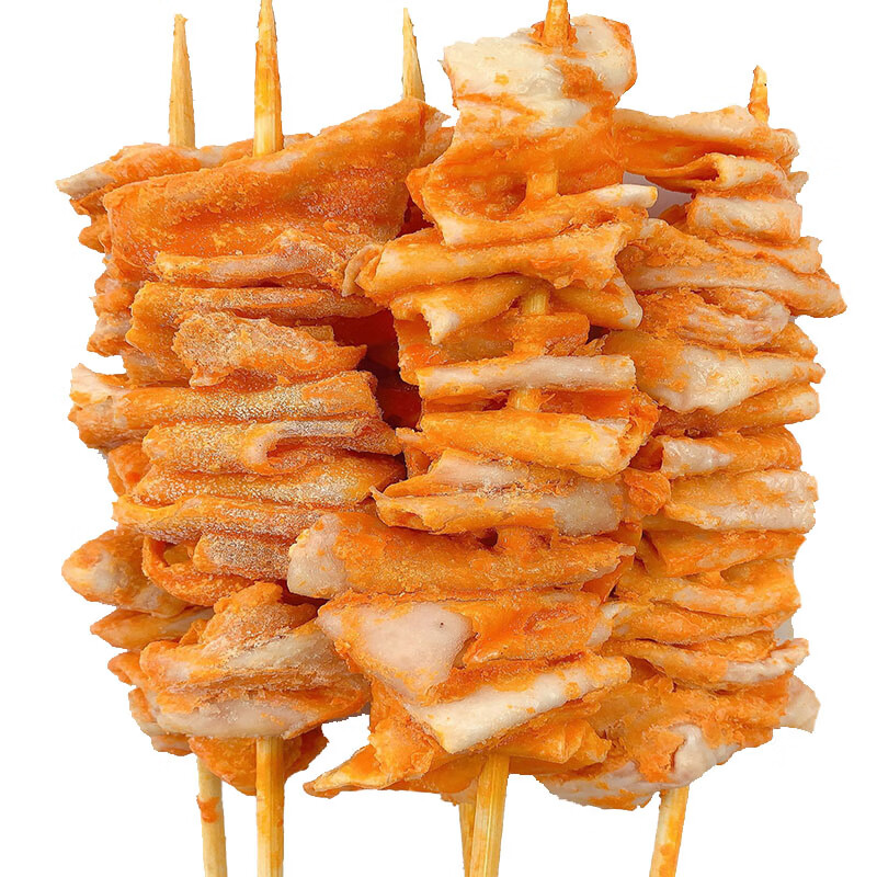 井掌柜奥尔良鸡皮串烧烤串串油炸鸡皮大肉串鸡腿皮20串鲜冷冻半成品