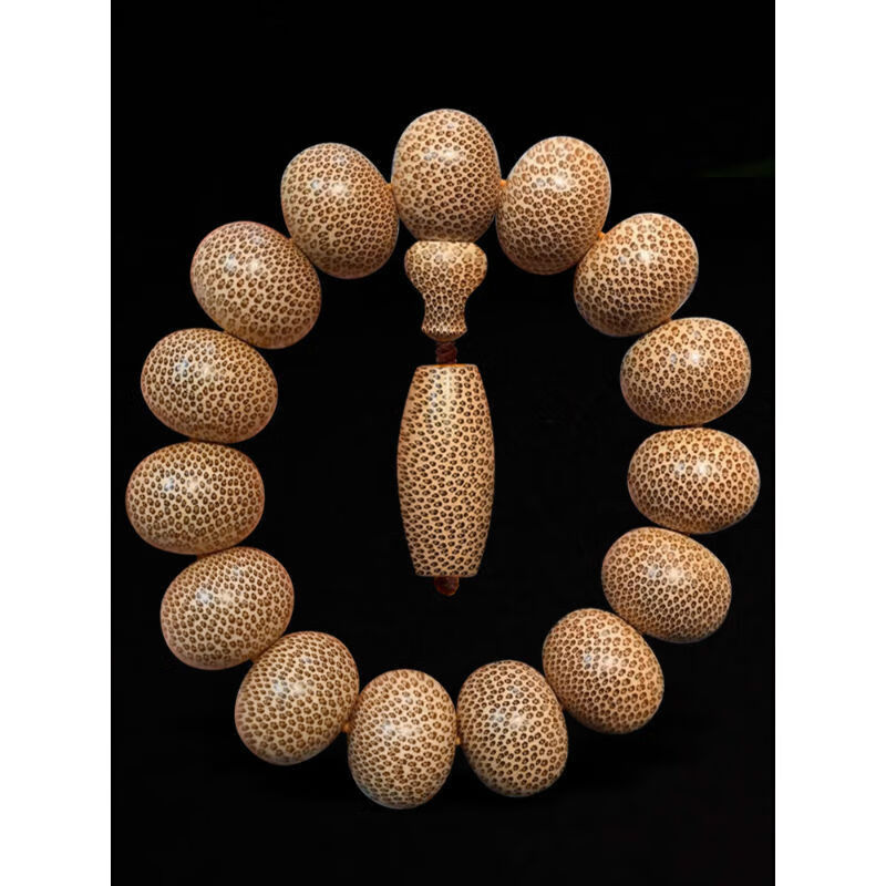 念夏老料龙血金丝竹手串男手链 天然爆满鱼子纹文玩佛珠 老料龙血金丝