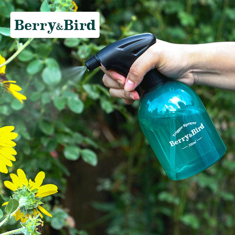 berry&bird喷壶500ml 家庭花园养花种植 可用于消毒 浇花喷水壶 园艺