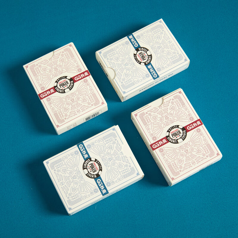 星扑克臻选德州扑克塑料牌细砂扑克宽牌大字(wsop-gg扑克1提)